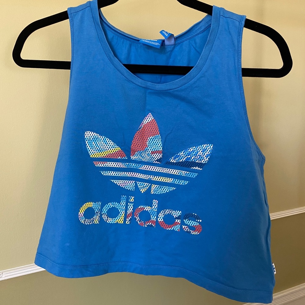 adidas crop top✨